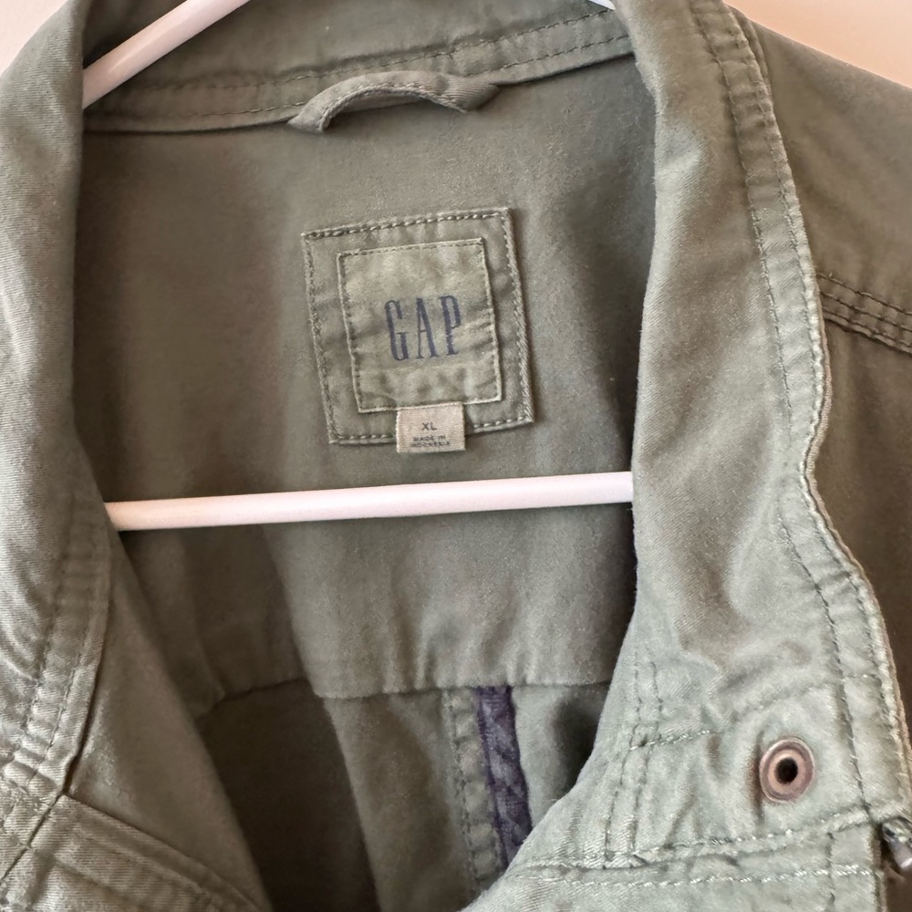 GAP Olive Utility Jacket - image 6